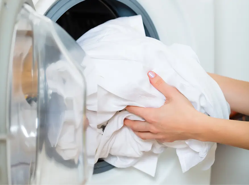 Gentle laundry care and air drying